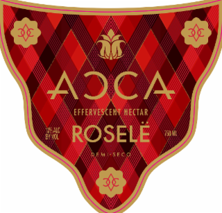 ACCA EFFERVESCENT NECTAR ROSELË DEMI-SECO 12% ALC BY VOL 750 ML logo