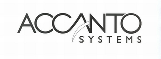 ACCANTO SYSTEMS logo