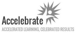 ACCELEBRATE ACCELERATED LEARNING, CELEBRATED RESULTS logo