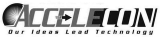 ACCELECON OUR IDEAS LEAD TECHNOLOGY logo