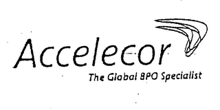 ACCELECOR THE GLOBAL BPO SPECIALIST logo