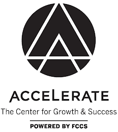 ACCELERATE THE CENTER FOR GROWTH & SUCCESS POWERED BY FCCS logo