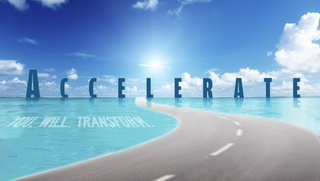 ACCELERATE YOU. WILL. TRANSFORM. logo