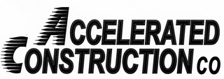 ACCELERATED CONSTRUCTION CO logo