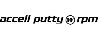 ACCELL PUTTY W RPM logo