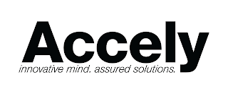 ACCELY INNOVATIVE MIND. ASSURED SOLUTIONS. logo