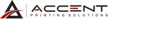 ACCENT PRINTING SOLUTIONS logo