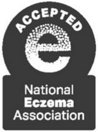 ACCEPTED NATIONAL ECZEMA ASSOCIATION logo