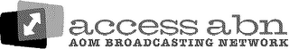 ACCESS ABN AOM BROADCASTING NETWORK logo