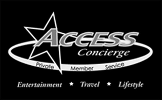 ACCESS CONCIERGE PRIVATE MEMBER SERVICE ENTERTAINMENT TRAVEL LIFESTYLE logo