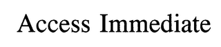 ACCESS IMMEDIATE logo
