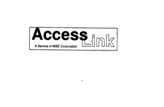 ACCESS LINK A SERVICE OF MSE CORPORATION logo