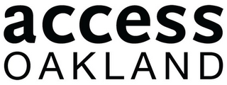 ACCESS OAKLAND logo