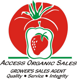 ACCESS ORGANIC SALES GROWER'S SALES AGENT QUALITY SERVICES INTEGRITY logo