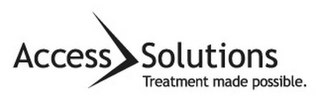 ACCESS SOLUTIONS TREATMENT MADE POSSIBLE. logo