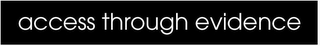 ACCESS THROUGH EVIDENCE logo