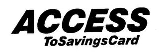 ACCESS TOSAVINGSCARD logo