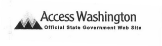 ACCESS WASHINGTON OFFICIAL STATE GOVERNMENT WEB SITE logo
