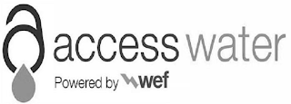 ACCESS WATER POWERED BY WEF logo