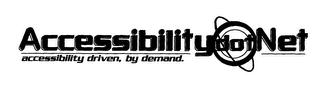 ACCESSIBILITYDOTNET ACCESSIBILITY DRIVEN, BY DEMAND. logo