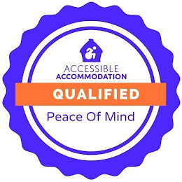 ACCESSIBLE ACCOMMODATION QUALIFIED PEACE OF MIND logo