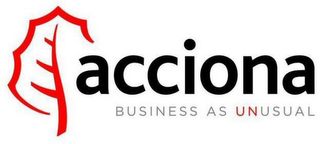 ACCIONA BUSINESS AS UNUSUAL
