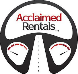 ACCLAIMED RENTALS logo