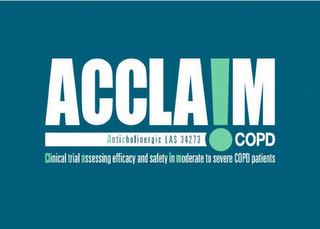 ACCLA!M ANTICHOLINERGIC LAS 34273 COPD CLINICAL TRIAL ASSESSING EFFICACY AND SAFETY IN MODERATE TO SEVERE COPD PATIENTS logo