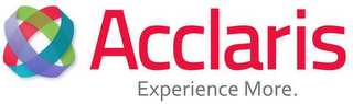 ACCLARIS EXPERIENCE MORE. logo