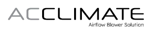 ACCLIMATE AIRFLOW BLOWER SOLUTION logo