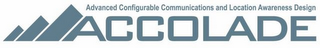 ACCOLADE ADVANCED CONFIGURABLE COMMUNICATIONS AND LOCATION AWARENESS DESIGN