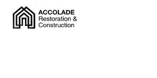 ACCOLADE RESTORATION & CONSTRUCTION logo