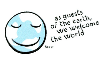 ACCOR AS GUESTS OF THE EARTH, WE WELCOME THE WORLD logo