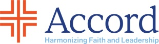 ACCORD HARMONIZING FAITH AND LEADERSHIP logo