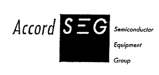 ACCORD SEG SEMICONDUCTOR EQUIPMENT GROUP logo