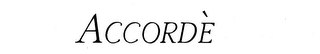 ACCORDE logo