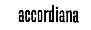 ACCORDIANA logo