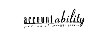 ACCOUNTABILITY PERSONAL ACCOUNT ACCESS logo