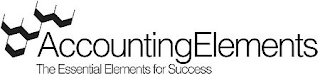ACCOUNTING ELEMENTS THE ESSENTIAL ELEMENTS FOR SUCCESS logo