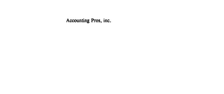 ACCOUNTING PROS, INC. logo