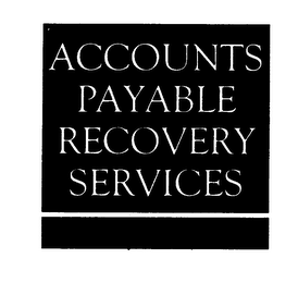 ACCOUNTS PAYABLE RECOVERY SERVICES logo