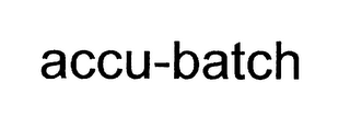 ACCU-BATCH logo