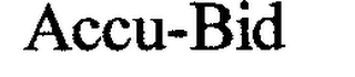 ACCU-BID logo