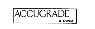 ACCUGRADE BRAND logo