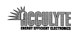 ACCULYTE ENERGY EFFICIENT ELECTRONICS logo