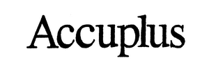 ACCUPLUS logo