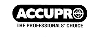 ACCUPRO THE PROFESSIONALS' CHOICE logo