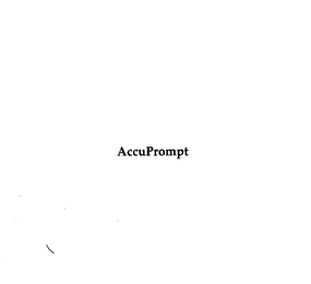 ACCUPROMPT logo