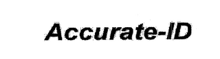 ACCURATE-ID logo