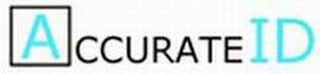 ACCURATE ID logo